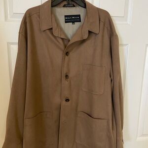 Men's Tan Shirt Jacket